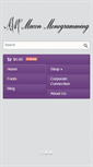 Mobile Screenshot of maconmonogramming.com